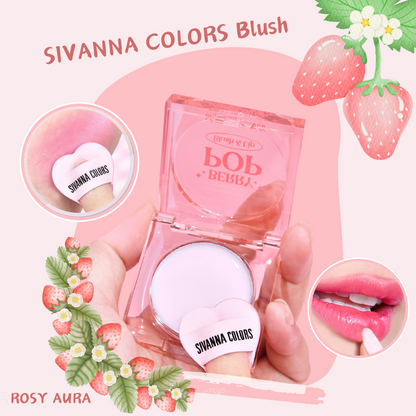 SIVANNA COLORS Blush - 變色胭脂膏 - Rosy Aura