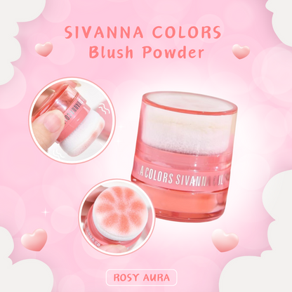 SIVANNA COLORS Blush Powder - 氣墊胭脂 - Rosy Aura