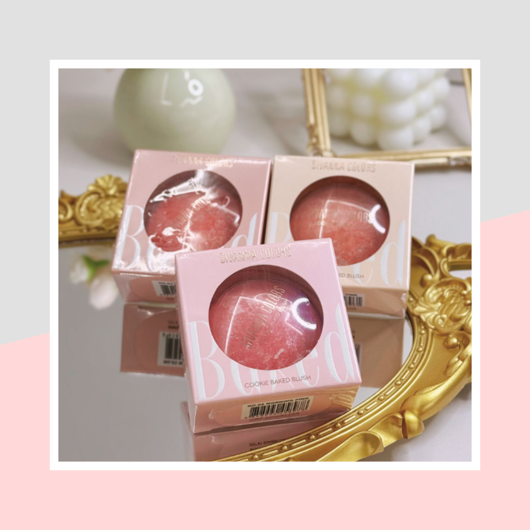 SIVANNA COLORS Cookie Baked Blush - 曲奇餅胭脂 - Rosy Aura