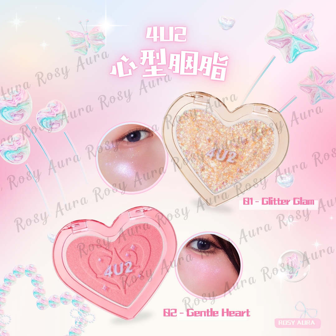 4U2 Heart Blush