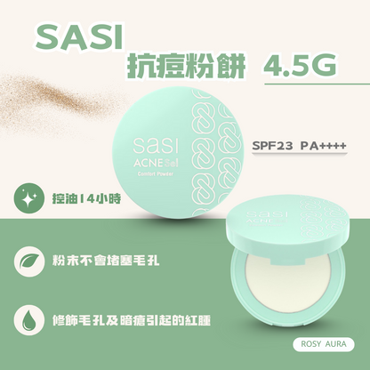 Sasi Acne-Fighting Powder Foundation SPF23 PA+++ 4.5g