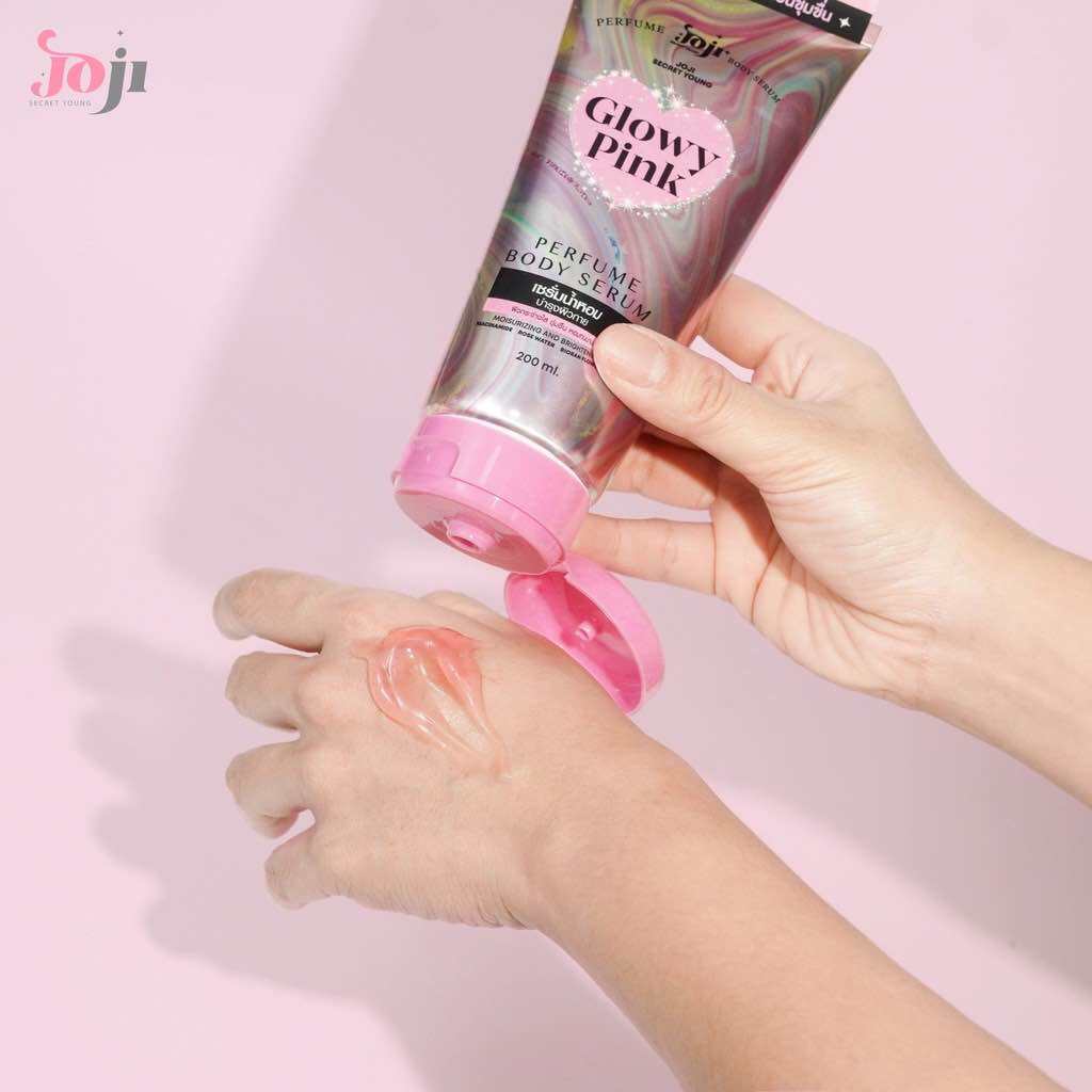 JOJI Secret Young Perfume Body Serum 潤膚精華 - Glowy Pink 200ml - Rosy Aura