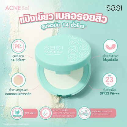 Sasi Acne-Fighting Powder Foundation SPF23 PA+++ 4.5g