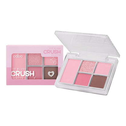 odbo Blush & Eye Palette - 胭脂眼影盤 - Rosy Aura