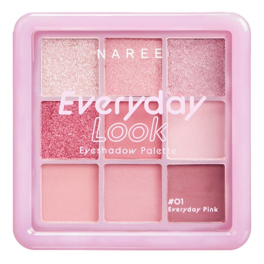 Naree Eyeshadow Palette - 九色眼影盤 - Rosy Aura