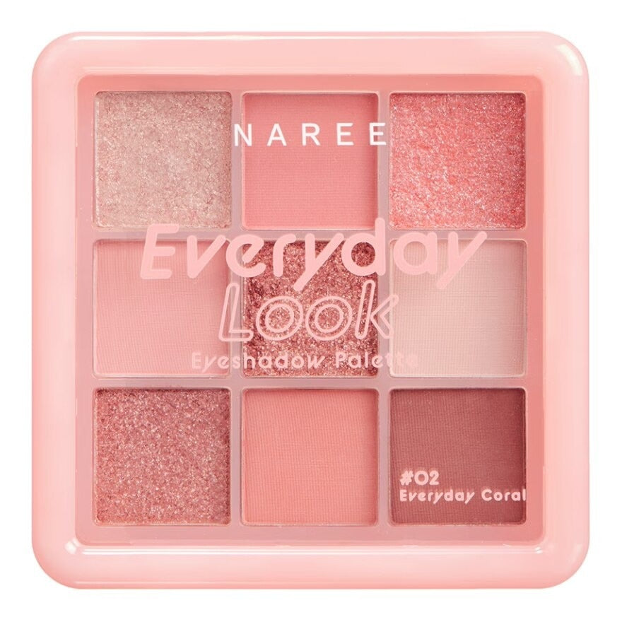 Naree Eyeshadow Palette - 九色眼影盤 - Rosy Aura