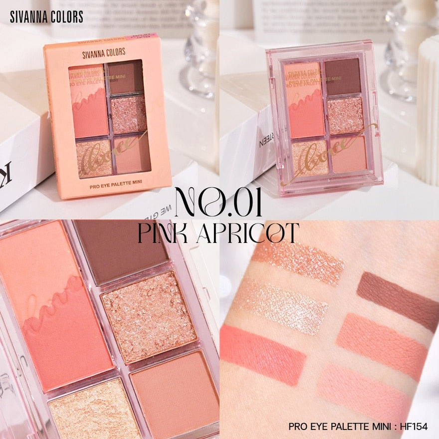 SIVANNA COLORS Eye Palette - 6色眼影盤 - Rosy Aura