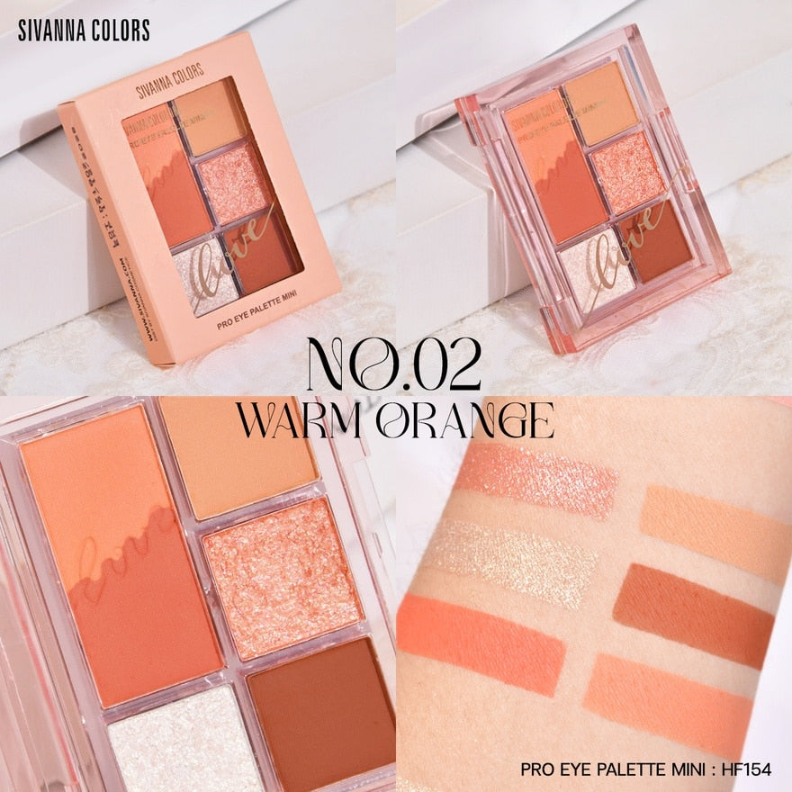 SIVANNA COLORS Eye Palette - 6色眼影盤 - Rosy Aura