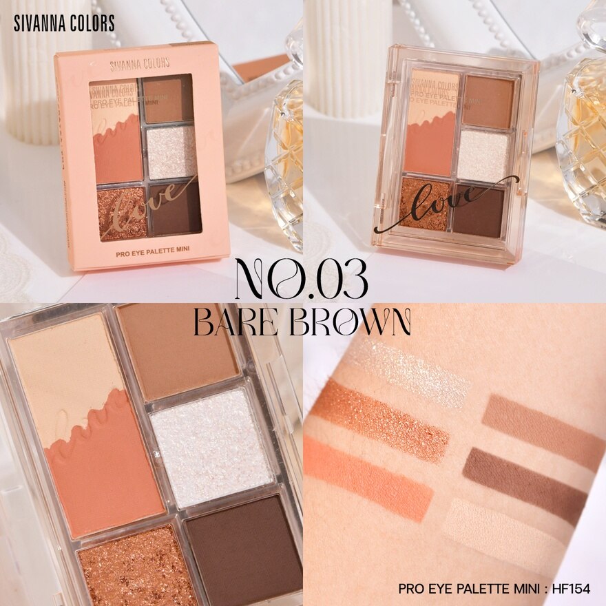 SIVANNA COLORS Eye Palette - 6色眼影盤 - Rosy Aura