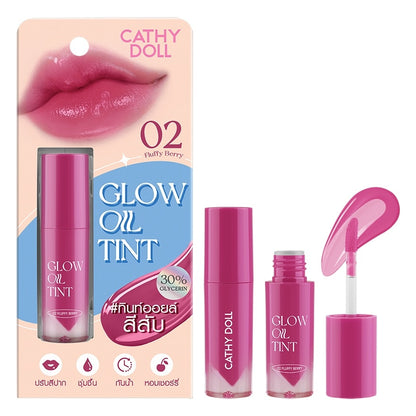 Cathy Doll Glow Lip Tint - 亮面唇彩 - Rosy Aura