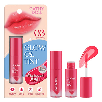 Cathy Doll Glow Lip Tint - 亮面唇彩 - Rosy Aura