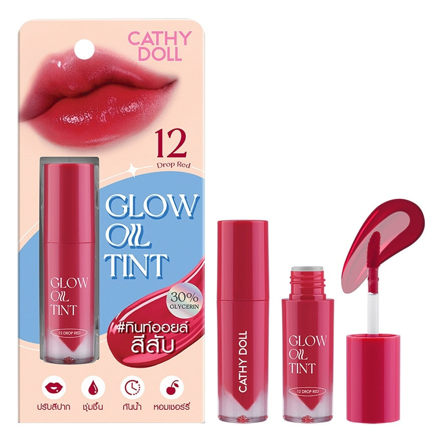 Cathy Doll Glow Lip Tint - 亮面唇彩 - Rosy Aura