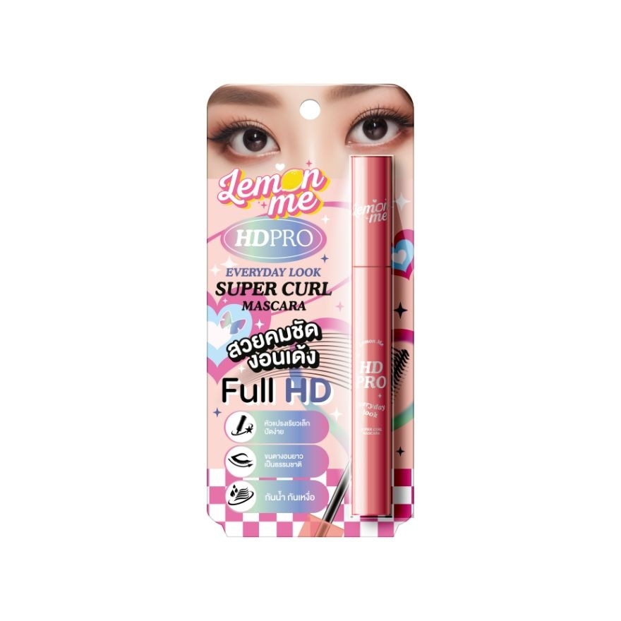 LEMON ME Super Curl Mascara - 超捲曲睫毛膏 - Rosy Aura