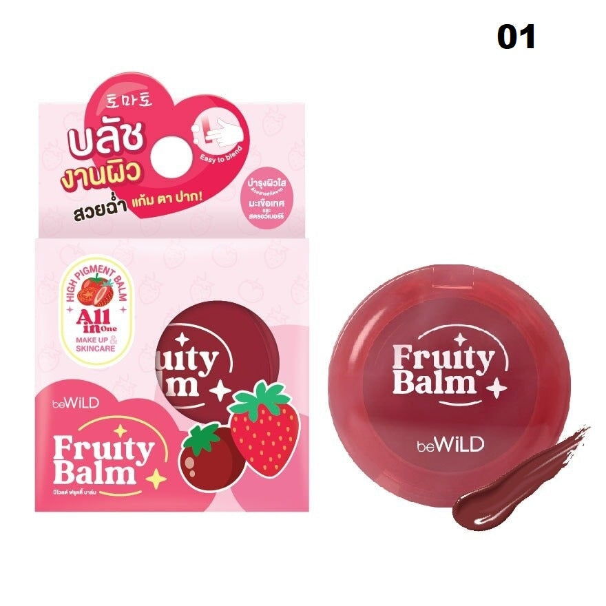 Bewild Balm Blush - 眼唇兩用布丁膏 - Rosy Aura