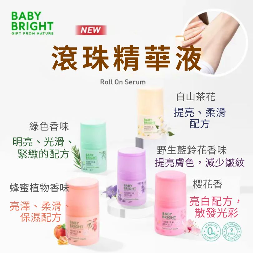 Baby Bright 腋下美白精華止汗滾珠 50ml
