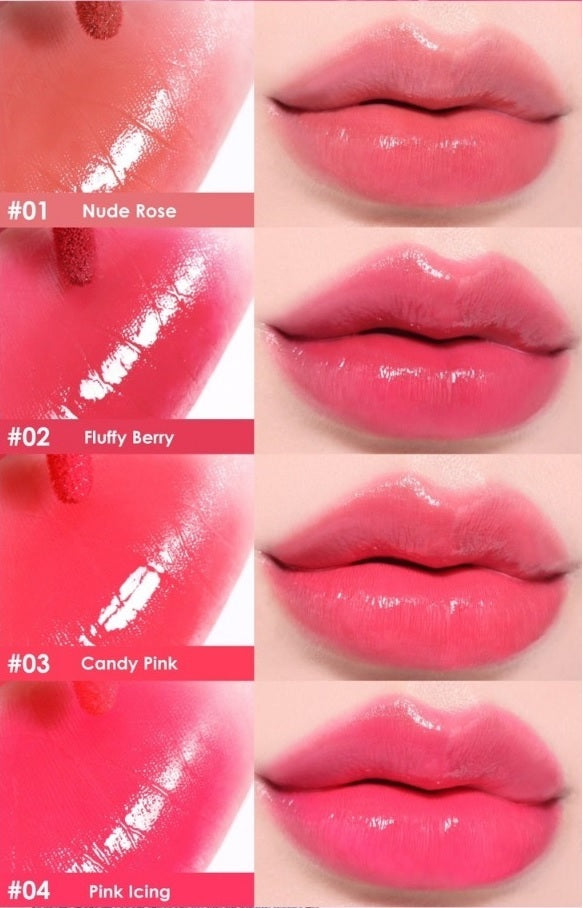 Cathy Doll Glow Lip Tint - 亮面唇彩 - Rosy Aura