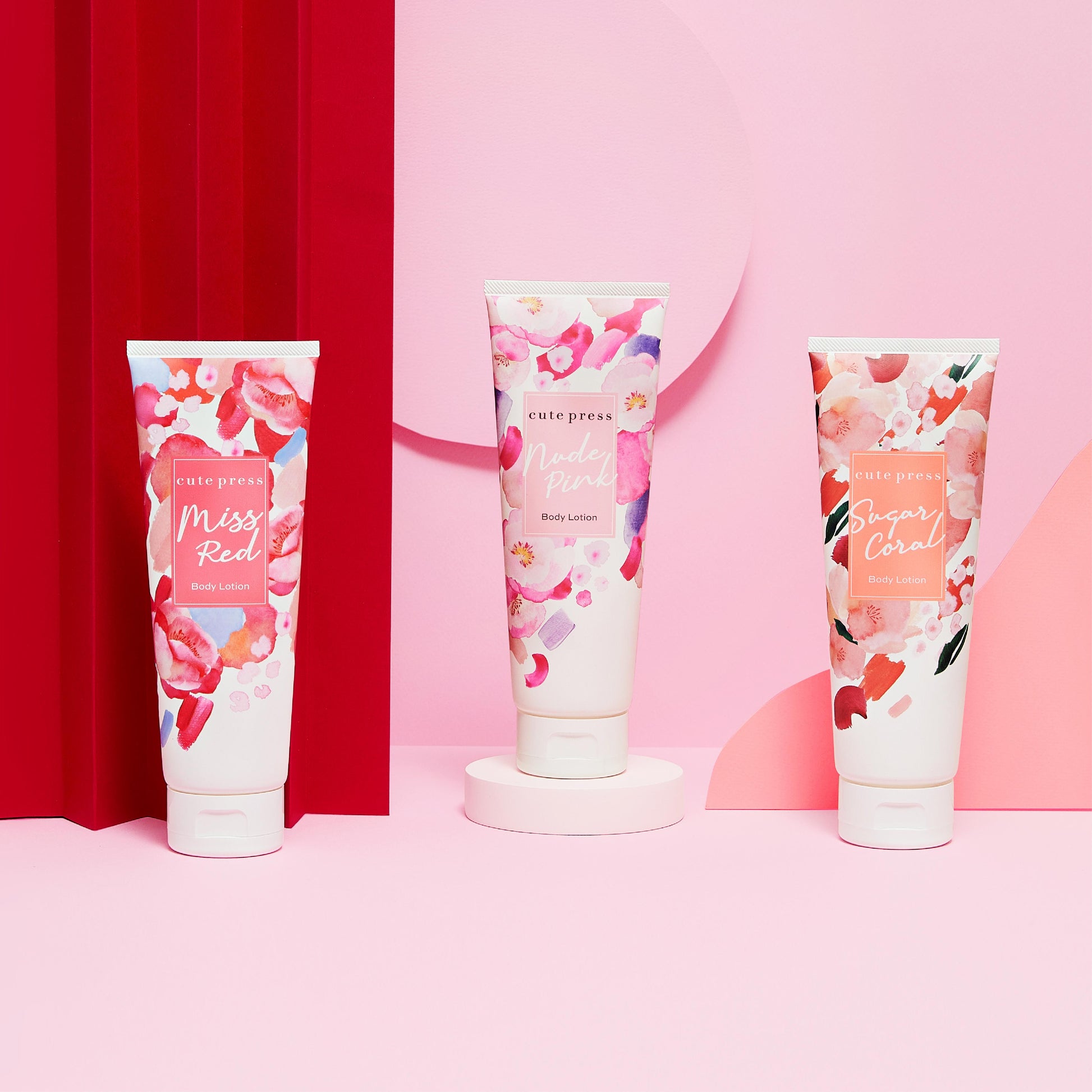 Cute Press Body Lotion 潤膚露 - Sugar Coral 250g - Rosy Aura