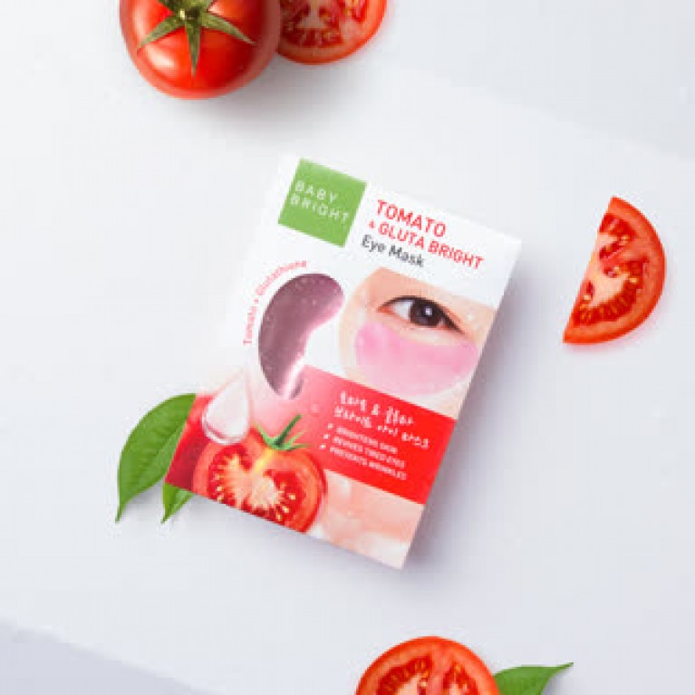 Baby Bright Tomato & Gluta Bright Eye Mask - 蕃茄亮白眼膜 5g - Rosy Aura